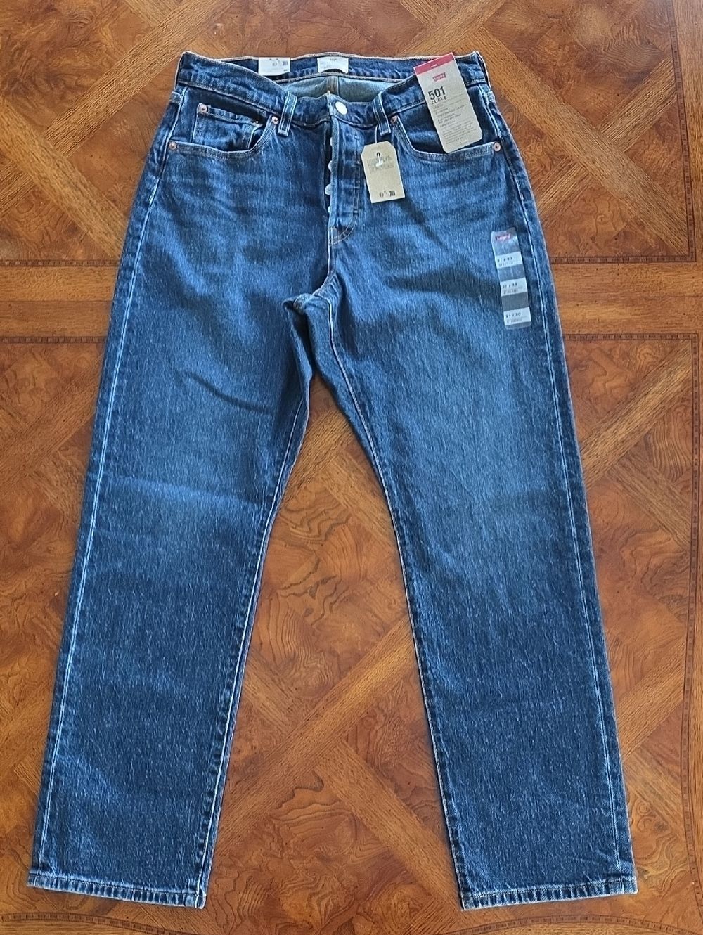 Levi's Women's 501 Curve Straight Leg Stretch Jeans - Mild Salsa - 31 X 30 - NEW